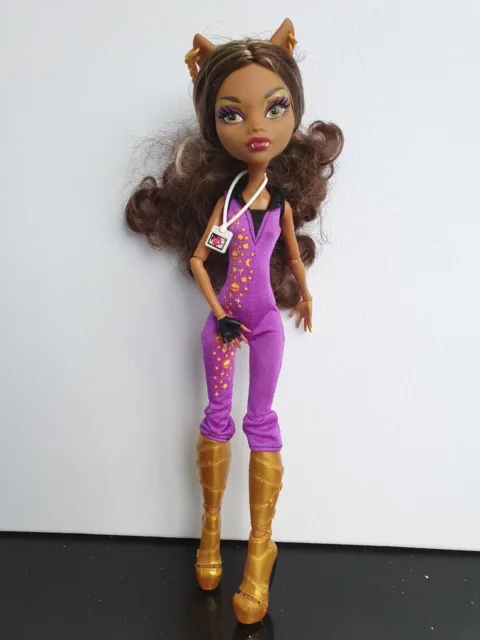 MONSTER HIGH CLAWDEEN Wolf Music Festival Doll Authentic Outfit + Shoes  £7.87 - PicClick UK