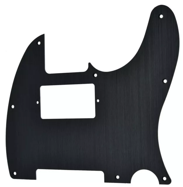 NEW PICKGUARD TELECASTER Métal ALU brossé - black - humbucker - guitare télé