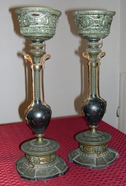 Portacandele In Legno Design Midcentury DDR - Vintage - 29,5 Cm - Fatto A Mano