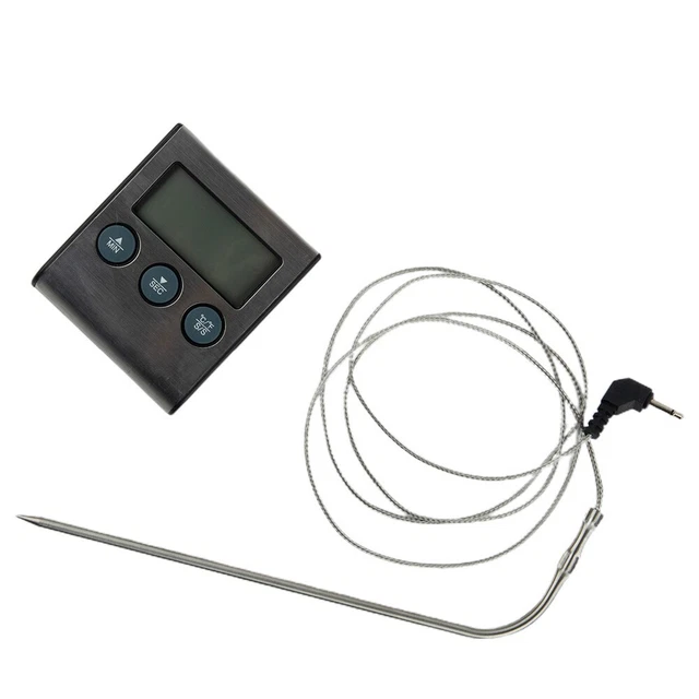 Tenergy Solis Termometro Bluetooth Per Carne, Con 6 Sonde, App Per Smartphone, Display LCD, Per Barbecue E Affumicatore