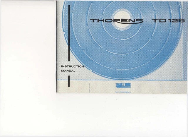 Manuale Istruzioni Operative Per Giradischi Thorens TD 160 - Foto 5