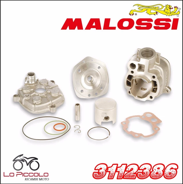 Kit Cylindre Malossi 65cc Alésage 45.5mm Pour Peugeot 103 SPX 50 - Groupe Thermique Neuf, Réf. 318384