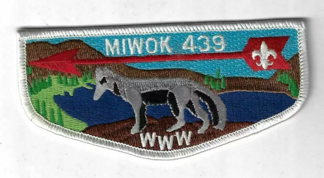 OA 439 Miwok WWW Flap WHT Bdr. Santa Clara County CA [NY-3080]