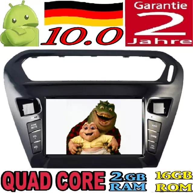 Android 10.0 Citroen C-Elysee Peugeo Auto Radio Dvd Gps Car Usb Wifi Canbu Quad