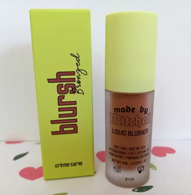 Made By Mitchell Blursh Bronzed Liquid Blusher 6Ml Creme Carve