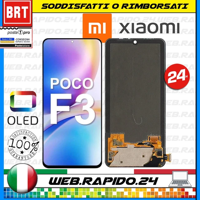 TOUCH SCREEN SCHERMO PER XIAOMI REDMI NOTE 10 5G 2021 / POCO M3 Pro Vetro Lcd Display Con Frame Nero.1.20.143.gp.3692 - Foto 12