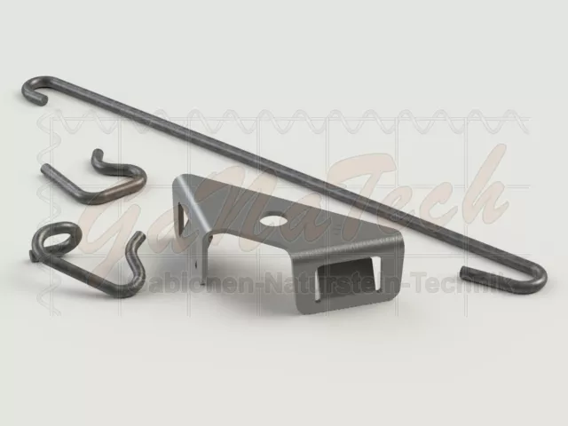 Winkelclip Eckverbinder Gabione Steinkorb aus Doppelstabmatten Zaunverbinder ✔