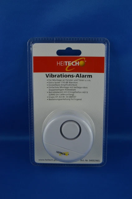 Heitech sensore vibrazioni allarme con 110 dB allarme allarme vibrazioni finestra