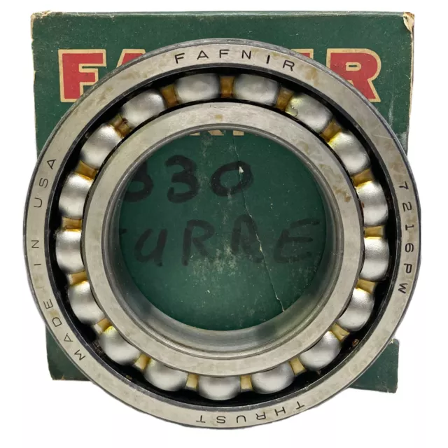 FAFNIR 7216PW Br Spinta Cuscinetto 80mmX140mmX25mm USA Venditore