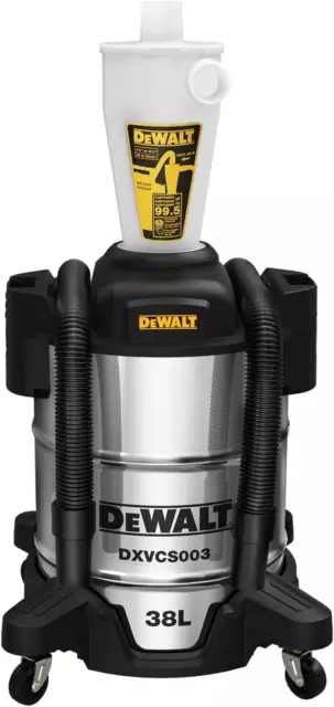 DEWALT Cyclone Dust Collector Vacuum Cleaner Separator Filter Dust Extractor wit