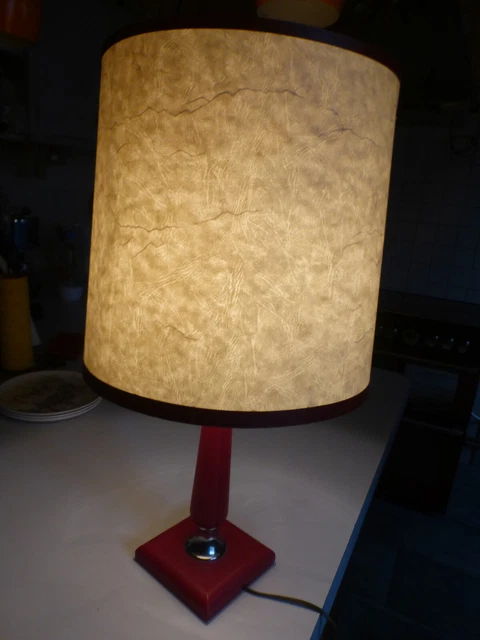 PIED DE LAMPE Vintage En Cuir Le Tanneur EUR 29,00 - FR