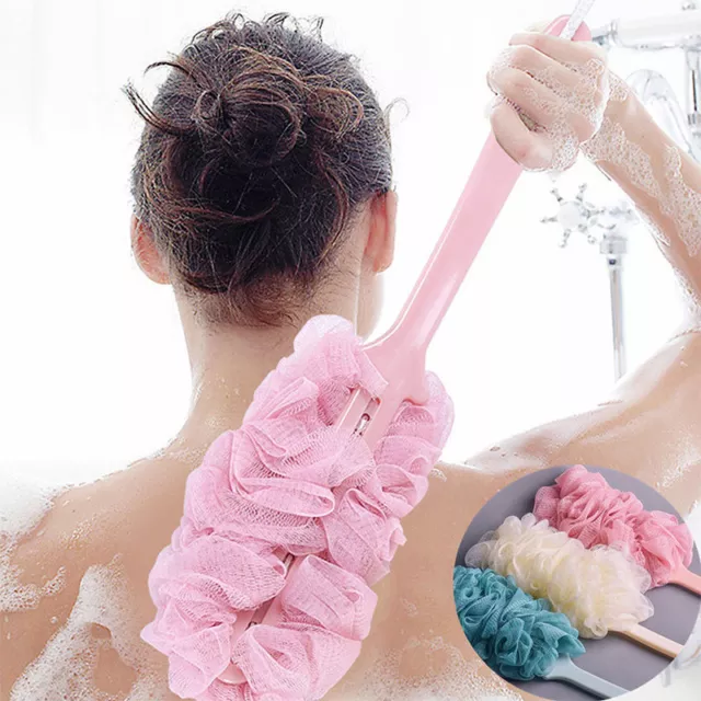 Badebürste Rückenbürste Netzschwamm Bad Dusch Massage Reinigung Bürste Pflege