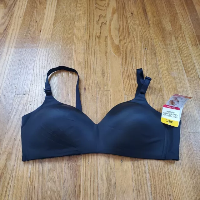 Simply Perfect By Warner's Women's Supersoft Lace Wirefree Bra - Black 34c  : Target