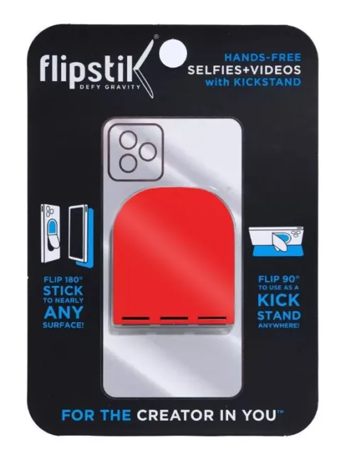 Flipstik Defy Gravity Cell Phone Stick & Stand - Rosso Corsa (Red)