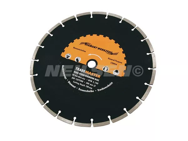 10 x 12" 300mm High Speed Segmented Diamond Cutting Discs R Grade (CT0954)