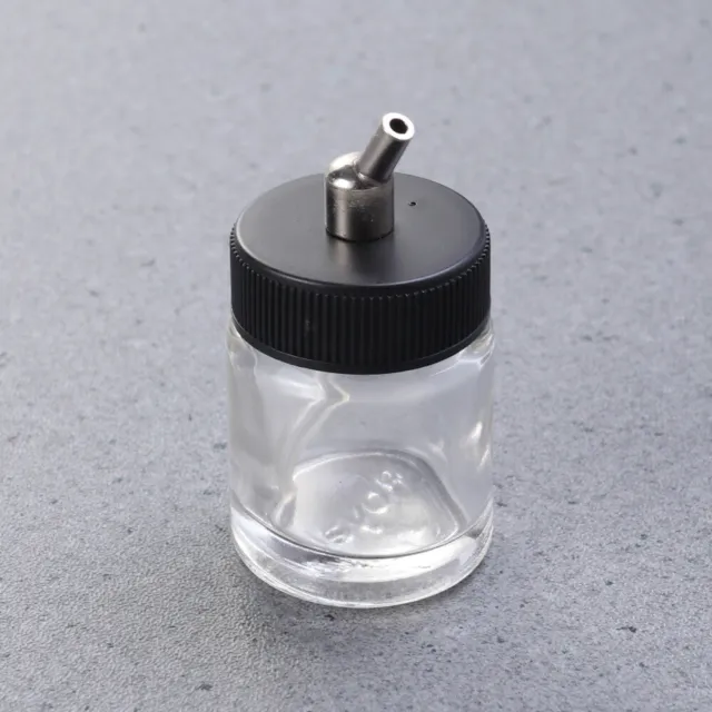 Botellas de vidrio aerógrafo 22cc olla modelo de taza de pintura profesional botellas recargables