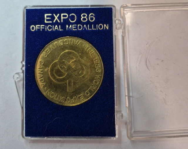 1986 VANCOUVER BC EXPO Medal - 6074 $5.00 - PicClick CA