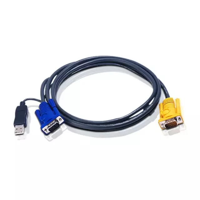 Aten Kvm Cable With 3 In 1 Sphd To Vga And Usb