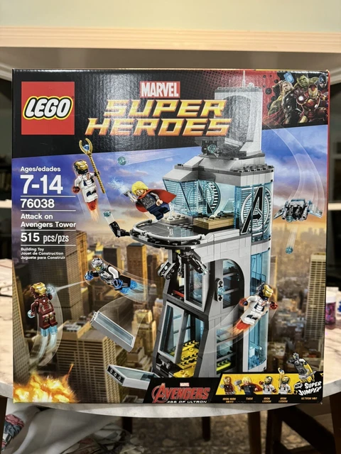 Lego super heroes attack sales on avengers tower 76038