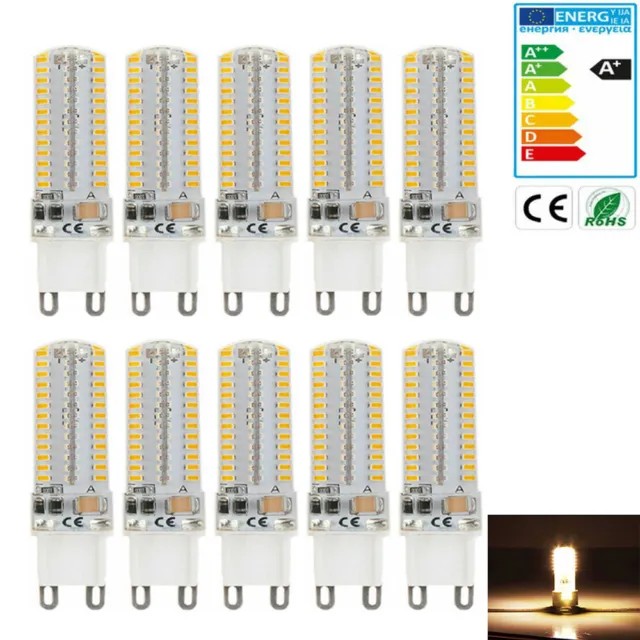 10 ×G9 10W LED Birne 220V Capsule Leuchtmittel Warmweiß Stiftsockel Halogenlampe
