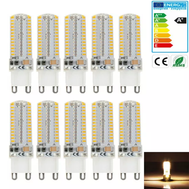 10 ×G9 10W LED Birne 220V Capsule Leuchtmittel Warmweiß Stiftsockel Halogenlampe