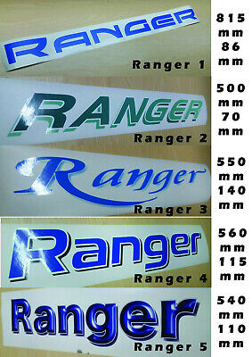 Bailey RANGER SERIE 5 Caravan Decalcomania STAMPATA BLU 540mm x 110mm CONSEGNA GRATIS 