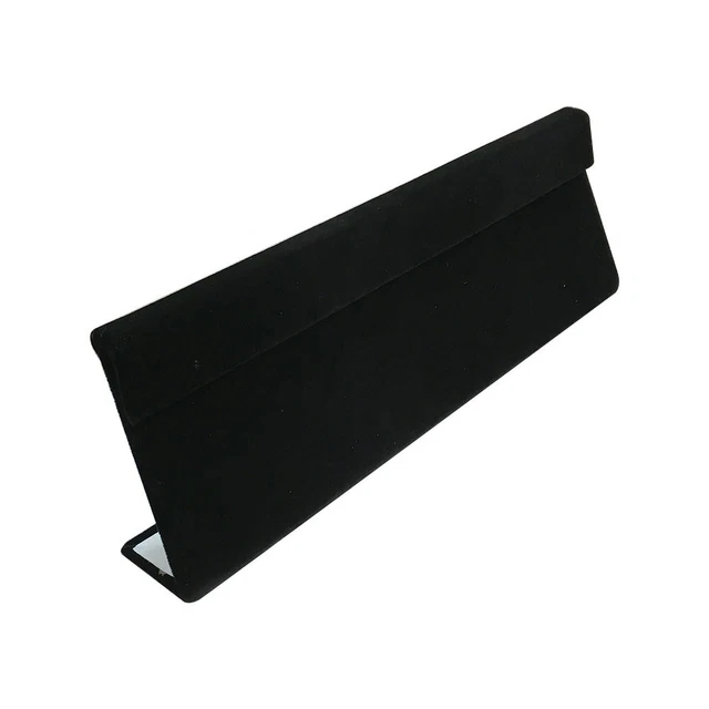 10 PC Black Velvet Rectangular Earring Display Stand Holding 6 Pairs Holder