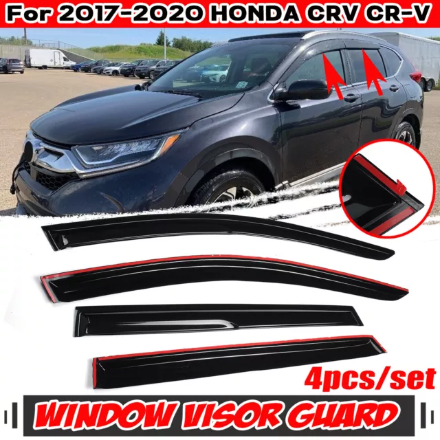 Weather Shields Weathershields Window Visors For Honda CRV CR-V 2017-2022