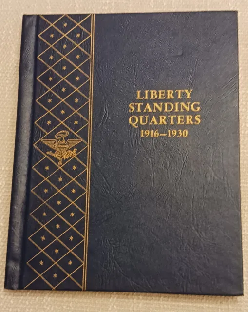 Vintage Whitman 9417 Liberty Standing Quarter 1916-1930 Album Coins Book