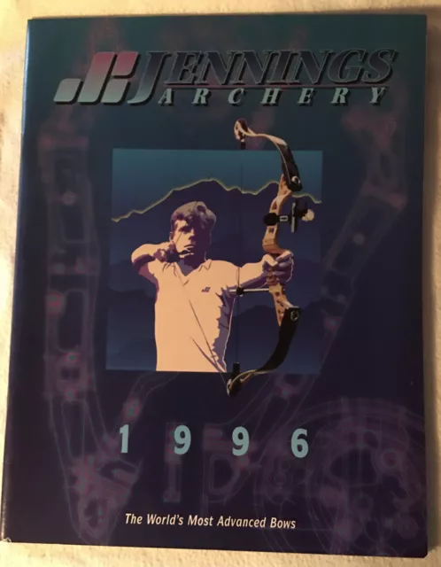 1996 Jennings Archery Catalog excellent condition 55 Pages COMPOUND BOWS ARROWS