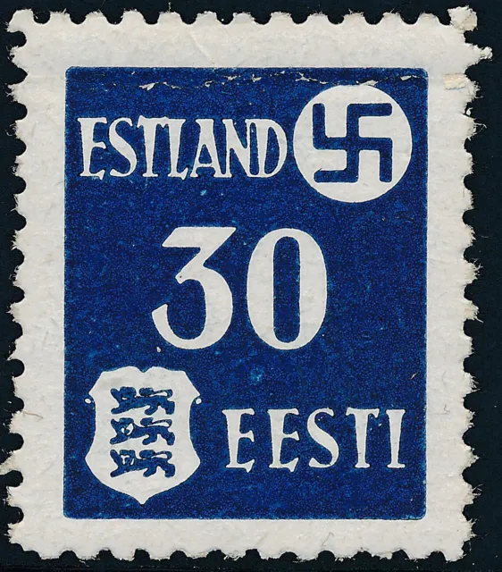 Stamp Germany Estland Mi 03 Sc N5 WWII 1941 War Occupation EESTI Estonia MNH