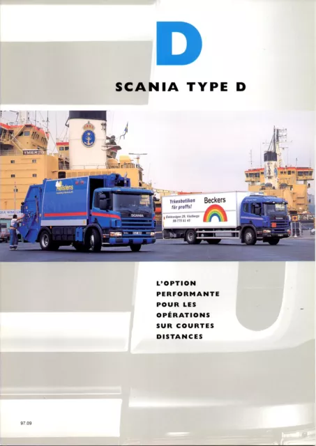 Catalogue publicitaire Scania Type D (28 pages couleur)