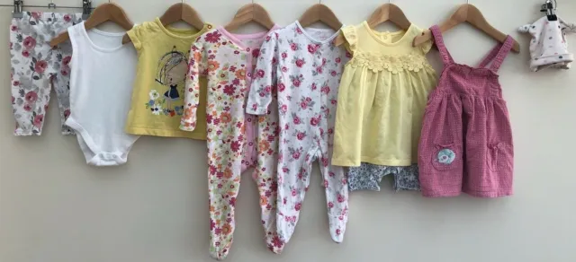 Baby Girls Bundle Clothes Age 3-6 Months George Tu F&F