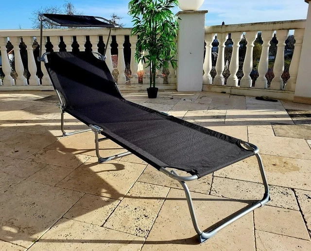 RETOURE SONNENLIEGE KRETA Sonnendach Gartenliege Relaxliege Strandliege retoure-sonnenliege-kreta-sonnendach-gartenliege-relaxliege-strandliege