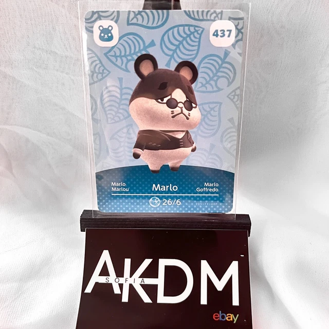 Carte Amiibo Animal Crossing 440 Astair Quinn [EUR] Série 5 100% NEUVE