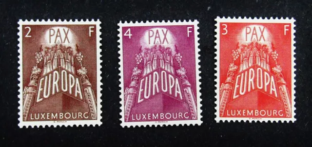 nystamps Luxembourg Stamp # 329-331 Mint OG NH $90       M29y3168