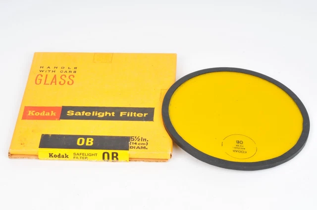 Filtre Kodak Safelight 5 1/2 N°13 – Filtre De Chambre Noire Occasion USA