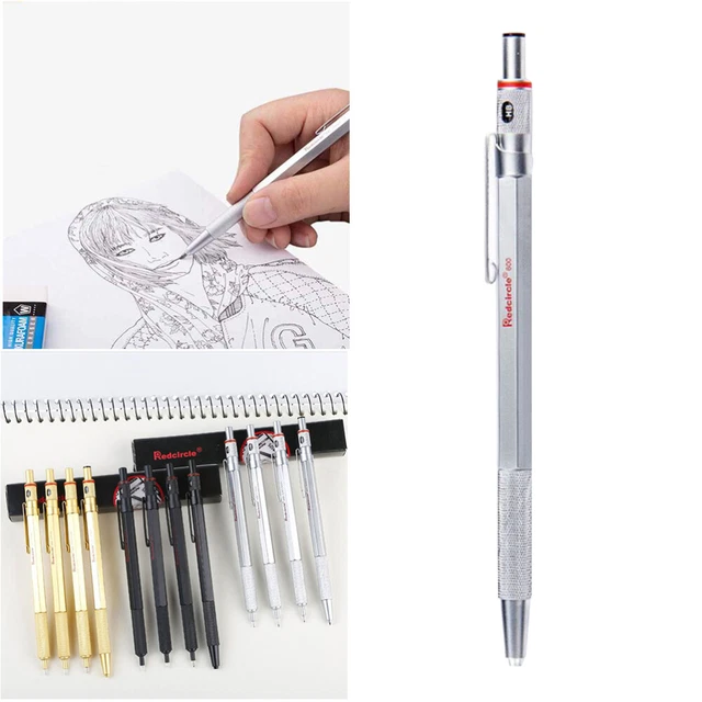 0,7 mm Druckbleistift-Starter-Set Automatische Bleistifte Nachfüllleinen zum
