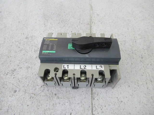 SEZIONATORE MERLIN GERIN INTERPACT INS 63A 3POLI Interruttore Di