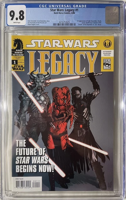 Star Wars Legacy #1 CGC 9.8 NM/MT 1st Appearance of Darth Krayt, Cade Skywalker