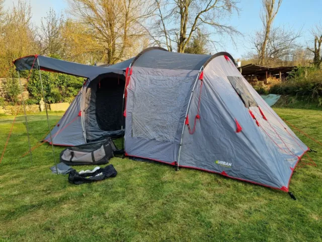 Urban escape 4 person tunnel tent hotsell