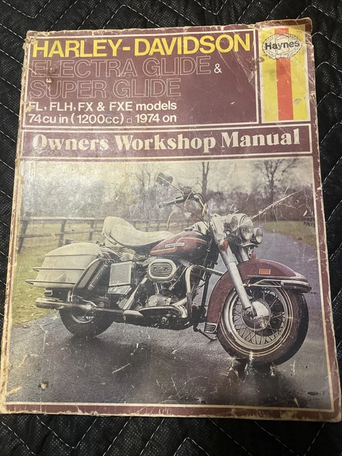 Harley Davidson Haynes Service Repair Manual FL FLH FX FXE Electra Super Glide