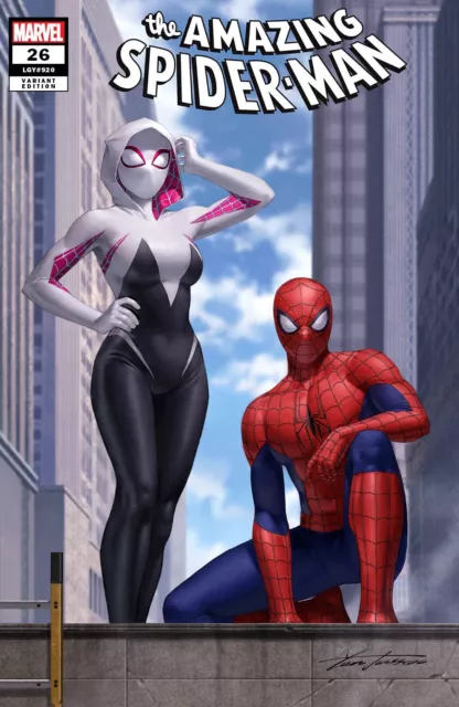 AMAZING SPIDERMAN 26 JUNGGEUN YOON VARIANT NM EXCLUSIVE vol 6 2023