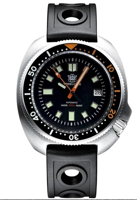 Montre De Plongée Française Diedisheim Automatique - Occasion, Cadran Gris-bleu