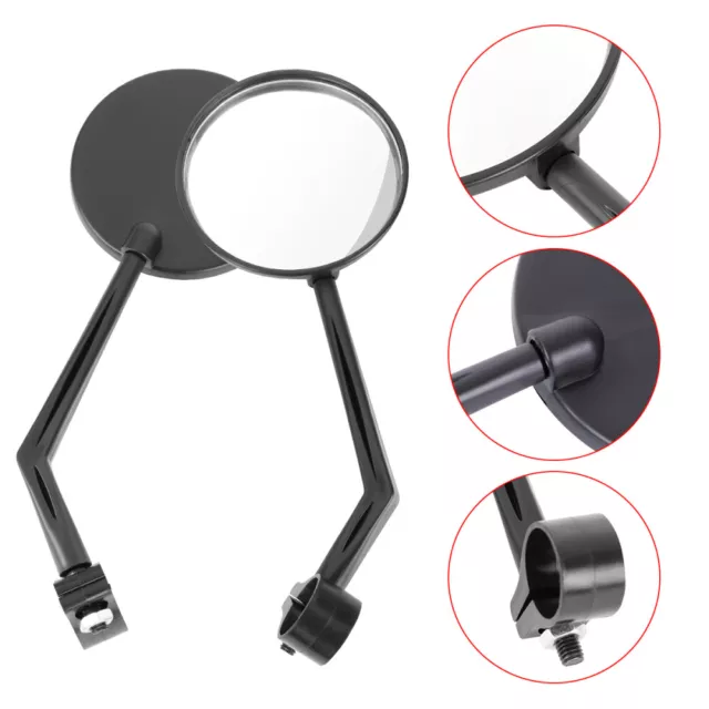 2 Pcs Mirror Cycle Accessories Motorcycle Mirrors for Handlebars