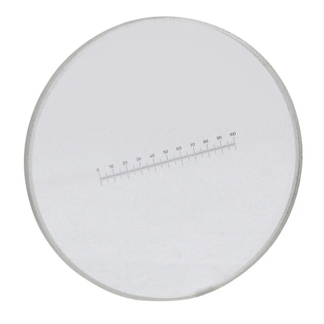 Microscope Calibration Ruler Measuring Tool X=10 Scale Ruler Eyepiece Micrometer
