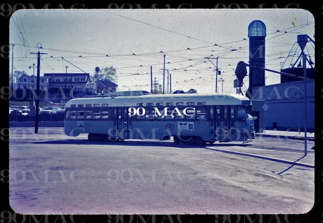 Los Angeles (Ca) Mta Original Slide Of Pcc Car #3128 Lamta-Scrtd