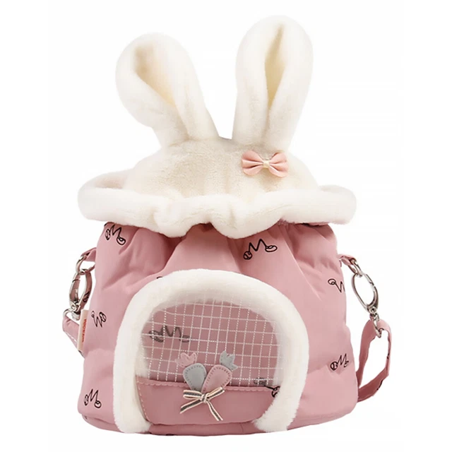 1 pieza Pet Carrier Bag hámster bolsa de viaje al aire libre pequeña bolsa de mano