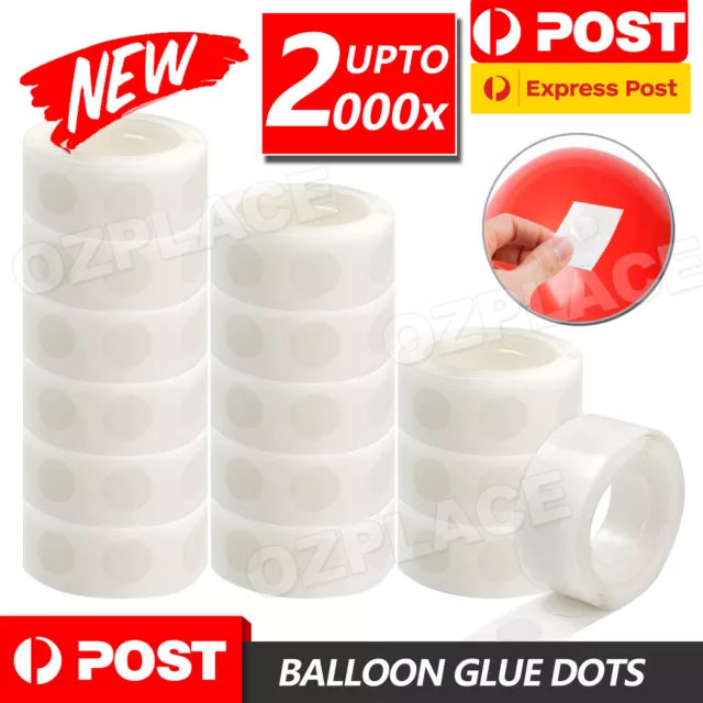 Up 2000x Balloon Glue Dots Photo Adhesive Bostik Party Double tape Scrapbooking