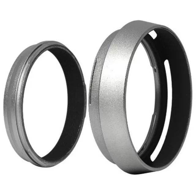 Adapter  + Aluminum metal Lens Hood for   FinePix X100 Replace8733